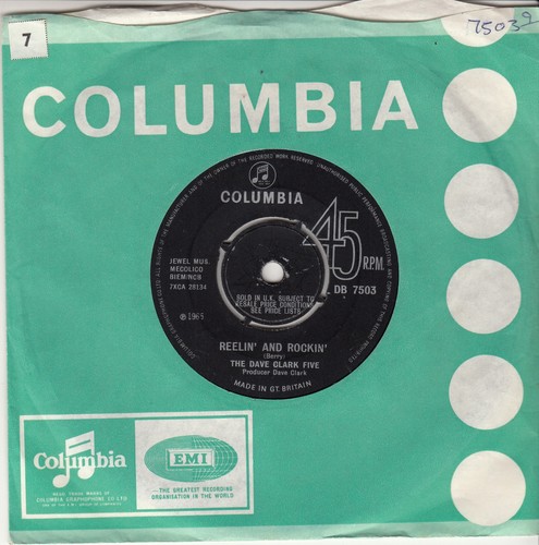 DAVE CLARK FIVE*REELIN' AND ROCKIN'/LITTLE BITTY PRETTY ONE* 1965 UK ROCK &ROLL