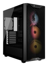 Image of Corsair 3200D RS ARGB Mid-Tower PC Case - Smoke Midi Tower Black