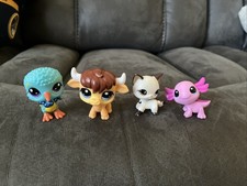 Littlest Pet Shop Authentic Lot Of 4 Vintage See Pics CUTE LPS