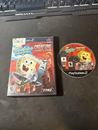 SpongeBob SquarePants Creature from the Krusty Krab Sony Playstation 2, 2006 PS2