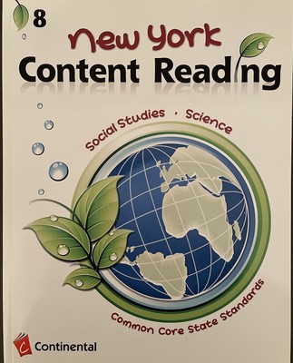 New York Content Reading- Social Studies, Science 8 (Continental Press)