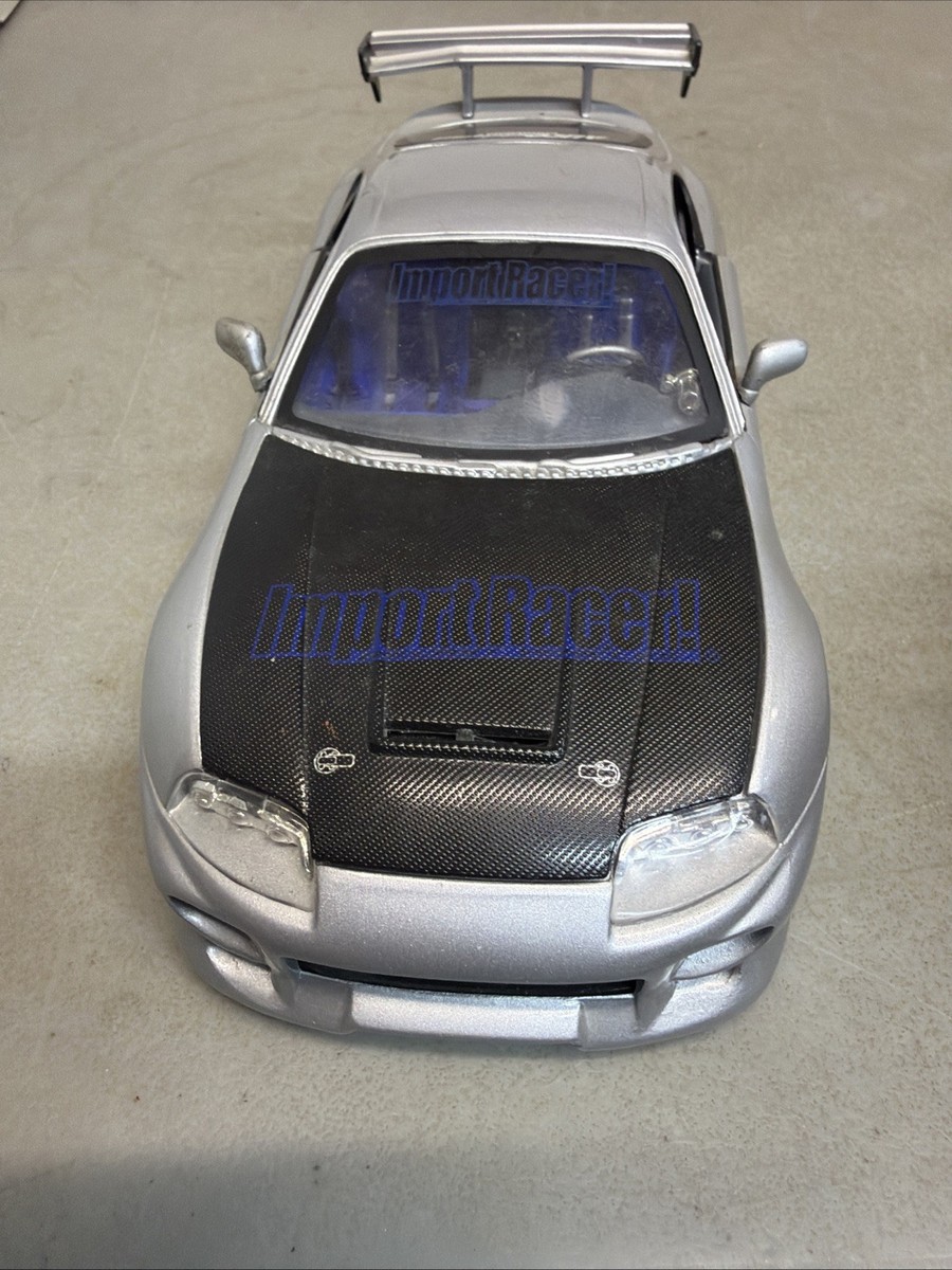 Jada Toyota Supra IMPORT Racer Silver 1 24 Scale Diecast Model
