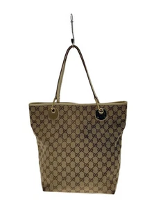 Sac fourre tout GUCCI_GG toile PVC beige motif all over bag 120836 PVC (vinyle)