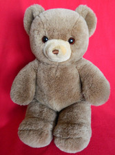 VTG GUND TENDER TEDDY BEAR 16'' BROWN PLUSH TOY STUFFED ANIMAL 1983 2125