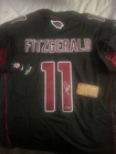 ARIZONA CARDINALS LARRY FITZGERALD #11 SIGNED FOOTBALL JERSEY W/ AUTHENTICATION