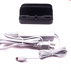 Nintendo Wii U Gamepad  OEM Charging Dock Stand + New AC Adapter Cable WUP-014
