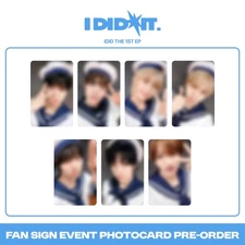 [PreSale] IDID The 1st EP Album I did it HelloLive Meet&Call Photocard KPOP
