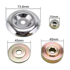 6/8Inch Wire Brush Trimmer Head Steel Universal Grass Trimmer Blade Head with La