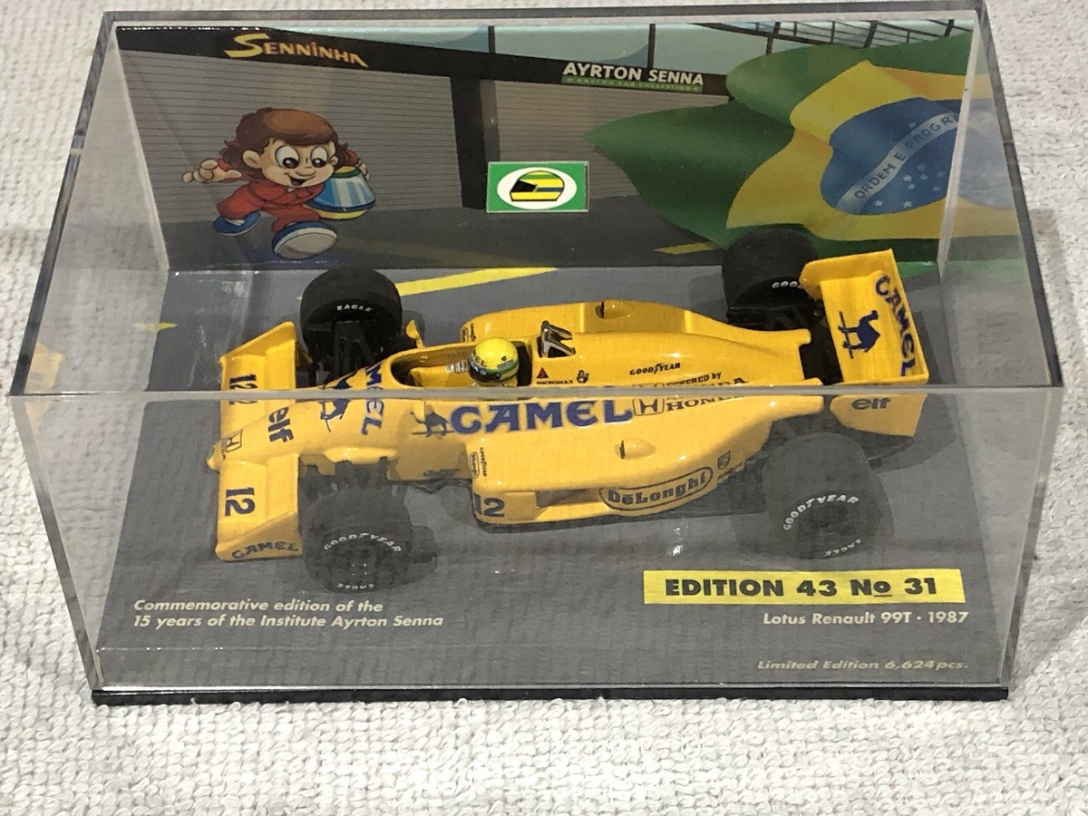 Minichamps 1/43 Lotus Renault 99T 1987 #12 15 Years F1 Edition Ayrton Senna 7427264989927