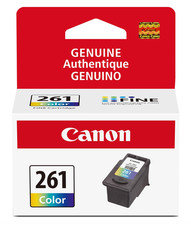 Canon CL-261 Genuine Color Ink Cartridge, Cyan, Magenta, Yellow