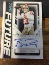 2024 National Treasures Football Brock Purdy The Future On Card Auto /25 49ers