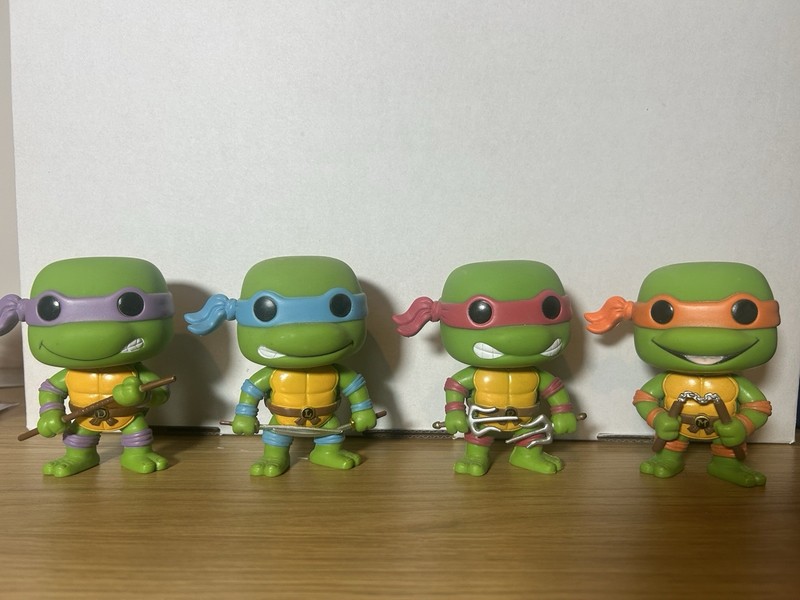 Funko Pop! Vinyl: Teenage Mutant Ninja Turtles #63 #62 #61 #60 All Four (Loose)