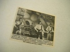 ALABAMA performs on American Bandstand 1980 music biz promo pic/text