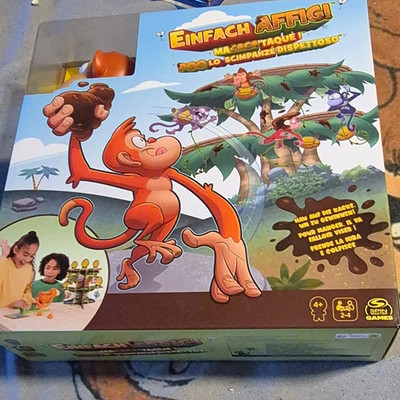 Spin Master Games Einfach Äffig! Kinderspiel Geschicklichkeit 2 Spieler ab 3-4J