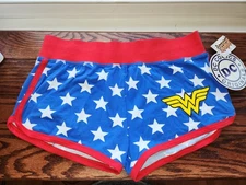 WONDER WOMAN BOOTY SHORTS ~ COSTUMES, RAVE, POLE, DC COMICS, ADULT Size XL NWT
