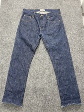Taylor Stitch Cone Mills White Oak Mens Sz 31x28 Slim Fit Jeans Made in USA Dark