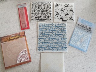 7x Embossing Folder Bundle Christmas (Various Sizes)