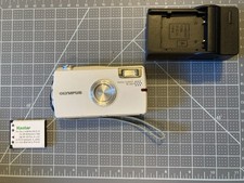 Olympus IR-300 Compact Digital Camera 5MP White 3X Optical Zoom