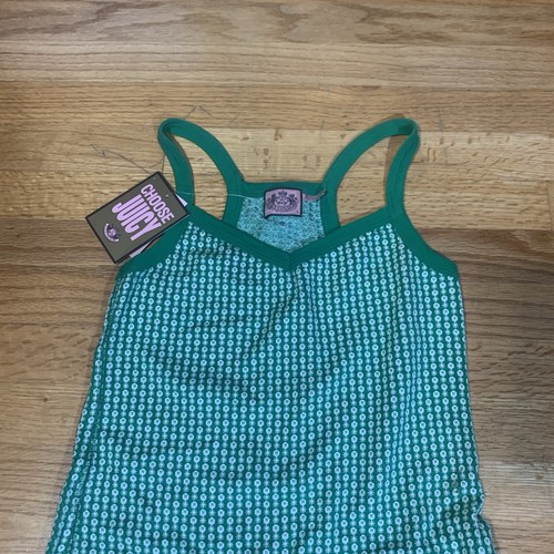 Juicy Couture Pam Gela Grass Roots Novelty Knit Terry Romper Green Women’s Small - Picture 3 of 8