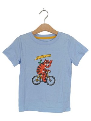 Epic Threads Kinder T-Shirt Gr. 3T Blau Tiger auf Fahrrad Motiv Casual