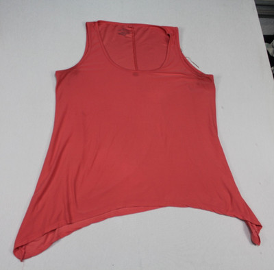Bobbie Brooks Men Red top Sleeveless Curve Hem Casaul Size 3X