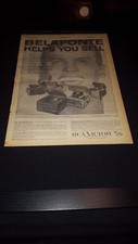 Harry Belafonte Rare Original 1957 RCA Retail Promo Poster Ad Framed! #3