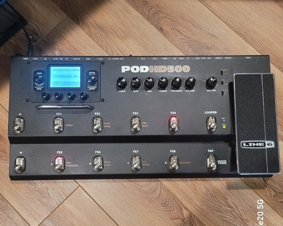 Line 6 POD HD500 Guitar MultiEffects Processor General Maintenance