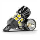 2PCS 7440 7443 7444 LED Backup Reverse Back Up Light Bulbs Super Bright White