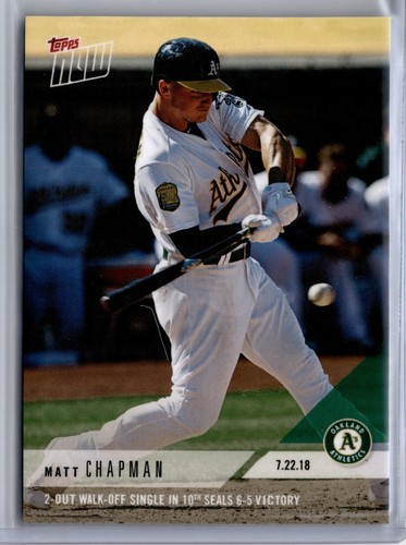 2018 Topps Now 488 Matt Chapman