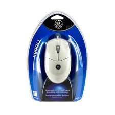 GE General Electric Scroll (97859) Wheel Programmable Button Ergonomic Mouse NEW