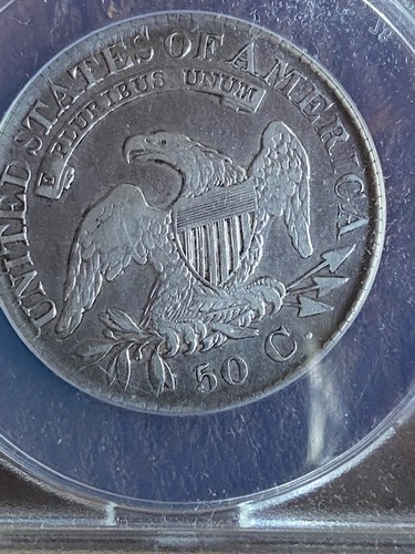 1827 BUSTO CON CAPPUCCIO FIFTY CENT ANACS IN PERFETTE CONDIZIONI 35 - Foto 2 di 2