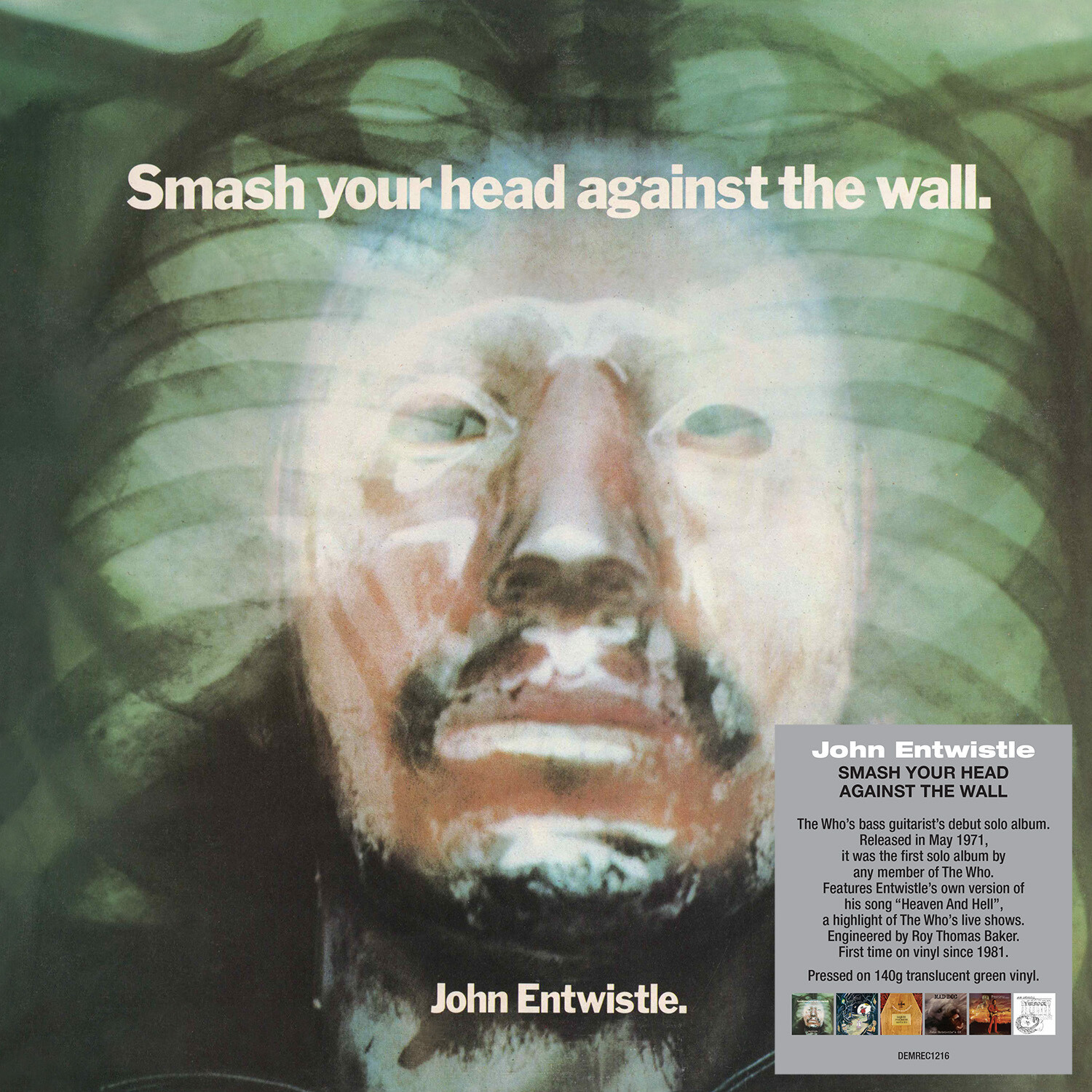 John Entwistle Smash Your Head Against the Wall (Vinyl) 12