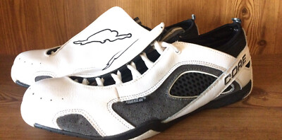 Mens Powerslide Core Training Shoes Size 10 White Black EUC!