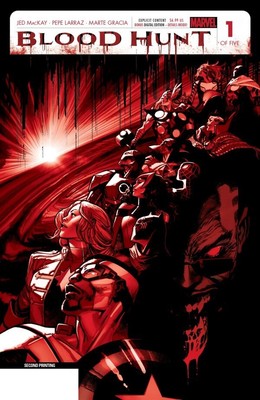 Blood Hunt #1-5  Cover A Second printing set (CENSORED VERSIONS) (2024)