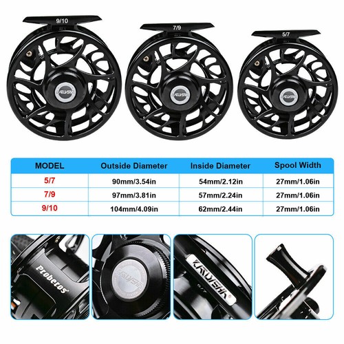 5/6&7/9&9/10 wt CNC Proberos Fliegenrolle Angelrolle Angelzubehör fliegenrollen - Bild 7 von 18