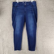 Old Navy Jeans Womens 18 Blue Stretch High Rise Wow Super Skinny GUC 