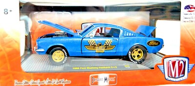 427 Mustang 1966 Ford Fastback 2+2 Metallic Blue Blower w/ Supercharger Slicks