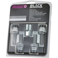 Schwarze McGard 26003SUB 12x1,5 Schlossschrauben für Peugeot 108 14-20 auf Originalfelgen