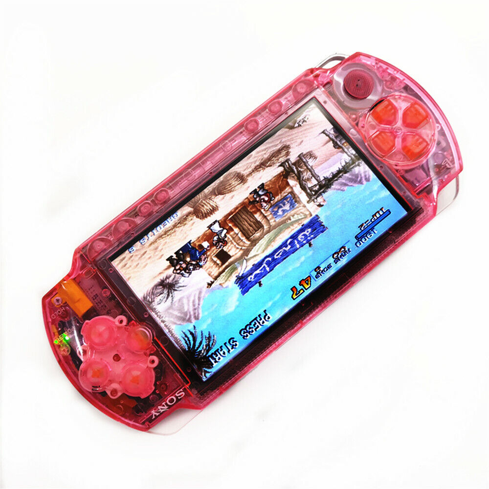 Retrofit Sony PSP 3000 Handheld PSP System Game Console-Clear White Color