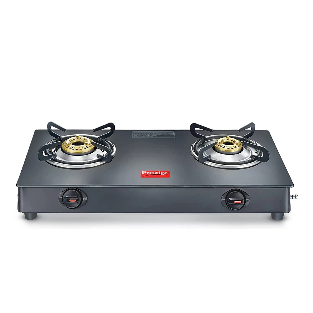 Prestige gas stove clearance 2 burner glass top