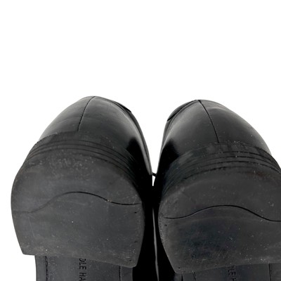 COLE HAAN BLACK TIE LEATHER LOAFER DRESS SHOES - 12M Cole Haan Men main image 3