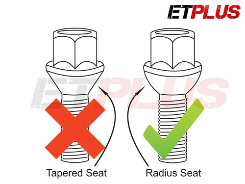 20x Radius R13 Original OE Alloy Wheel Bolts 27mm M14x1.5 Fits Audi A1 - Picture 3 of 3