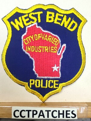 WEST BEND, WISCONSIN POLICE SHOULDER PATCH WI | eBay