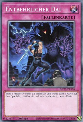 Yu-Gi-Oh! 2022 Tin of Pharaoh's Gods MP22-DE Einzelkarten zur Auswahl - Teil 1/2 - Bild 108 von 140