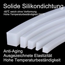 Quadratische Silikongummi-Volldichtung hochtemperaturbest&auml;ndig rutschfest 4~30mm
