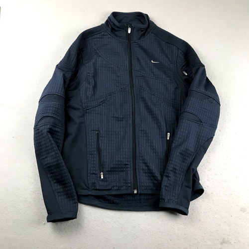 Nike Sphere Thermal Jacket Mens Medium (8-10) Blue Full Zip Windbreaker