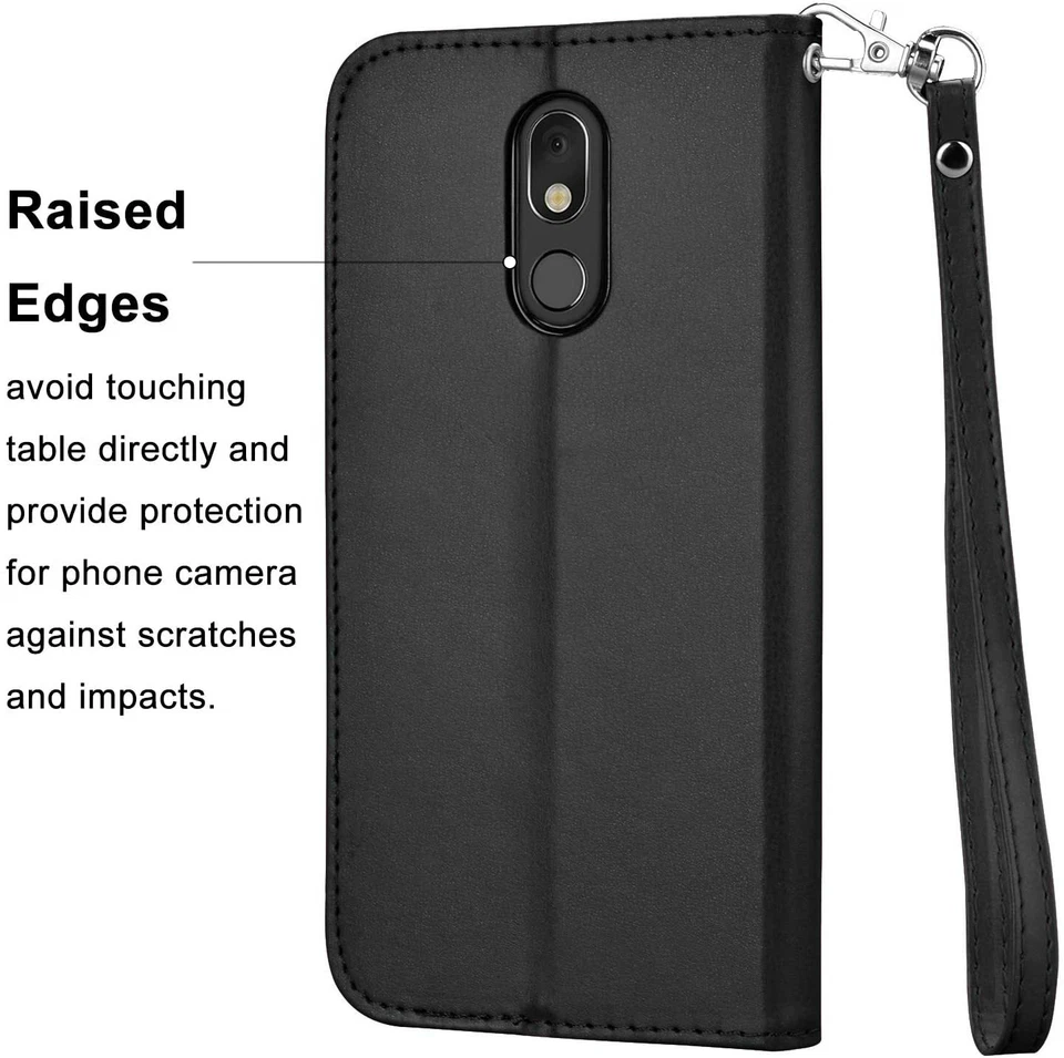 Galaxy J3 Star/J3 2018/J3 Orbit/J3 V 3rd Gen Case Leather Magnetic Wallet Cover - Image 3 of 4