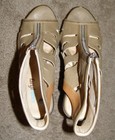 SEXY sz 8 FarylRobin Leather Wood Platform shoes from Anthropologie Zip front — photo 5