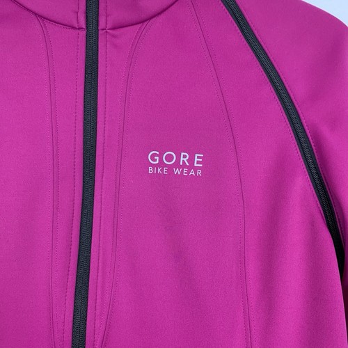 Chaqueta convertible Gore Bike Wear Windstopper Soft Shell reflectante talla L rosa - Imagen 2 de 15