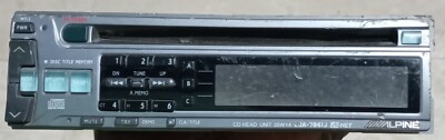Rare Alpine CDA-7841J CD Head unit Receiver Old School